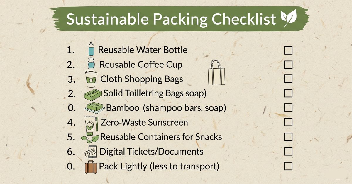 Sustainable Packing Checklist