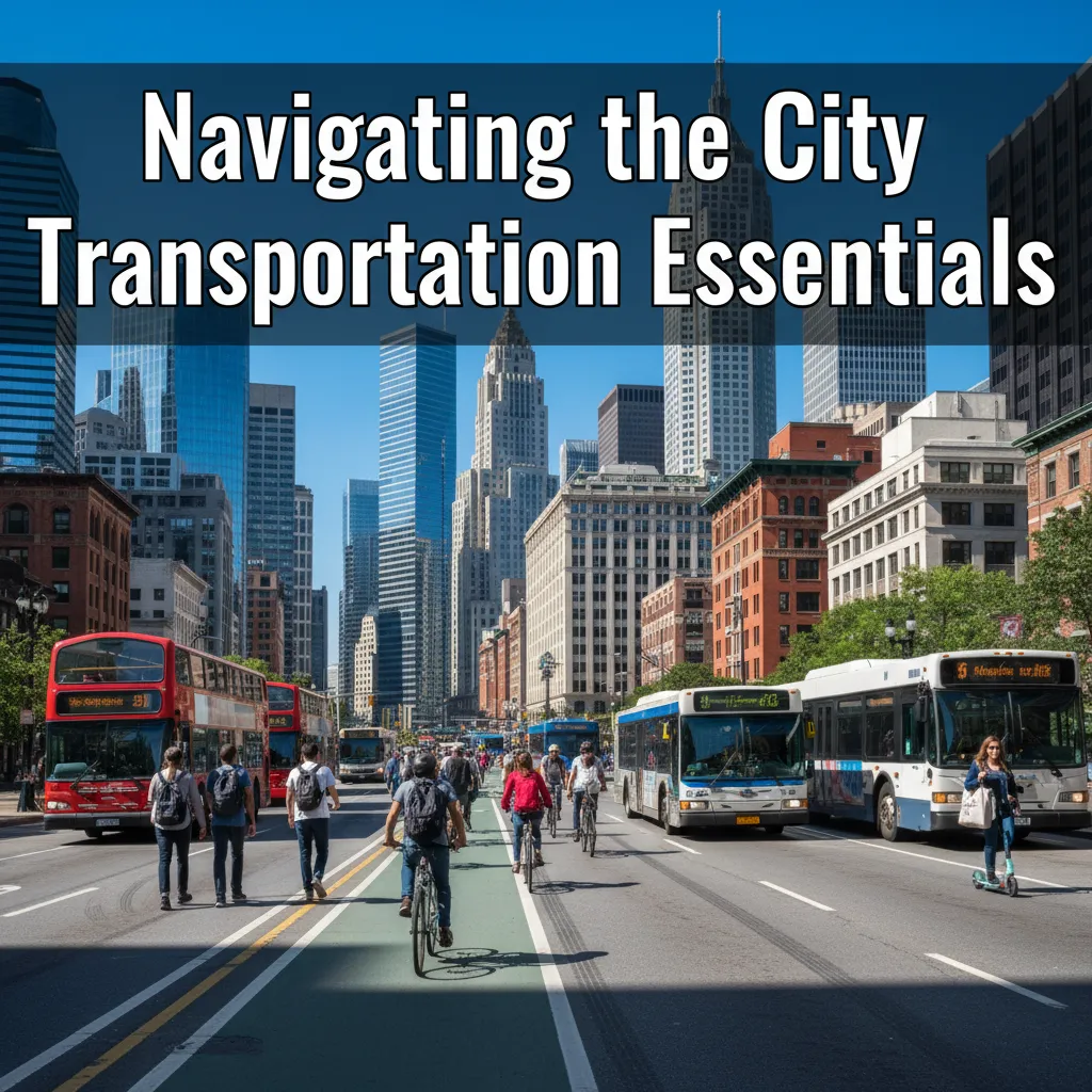 City transportation navigation essentials