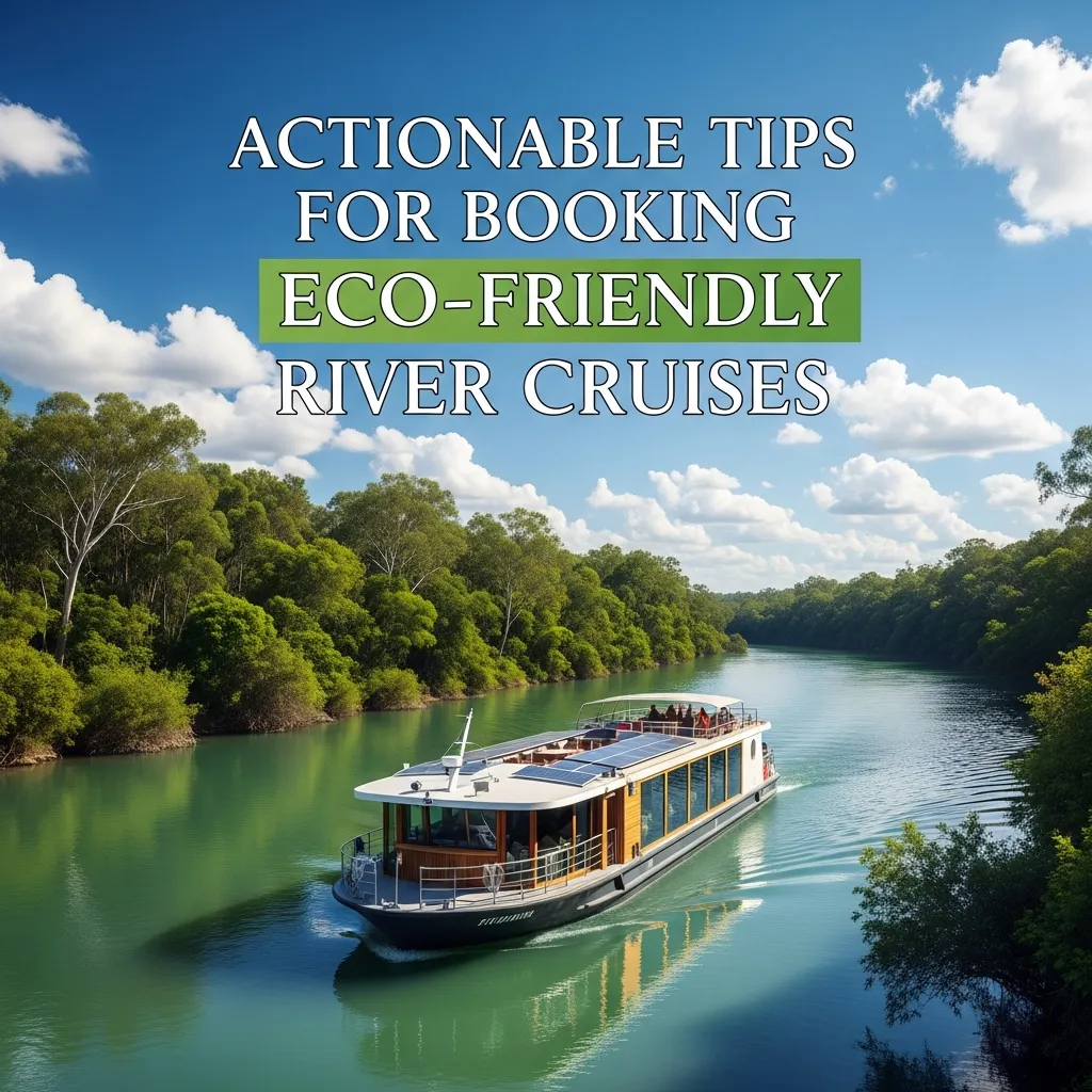 Eco-friendly river cruise boat