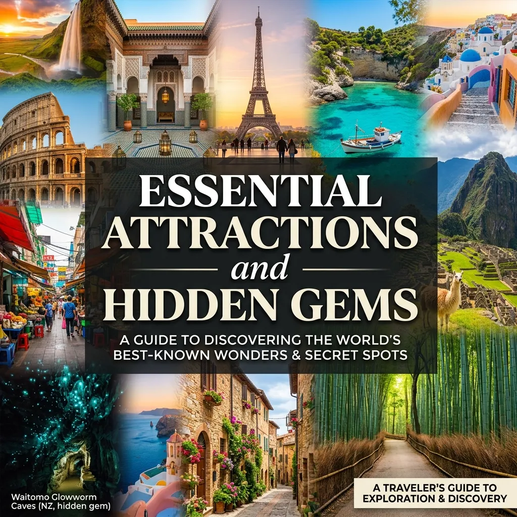 Hidden gems travel destinations view