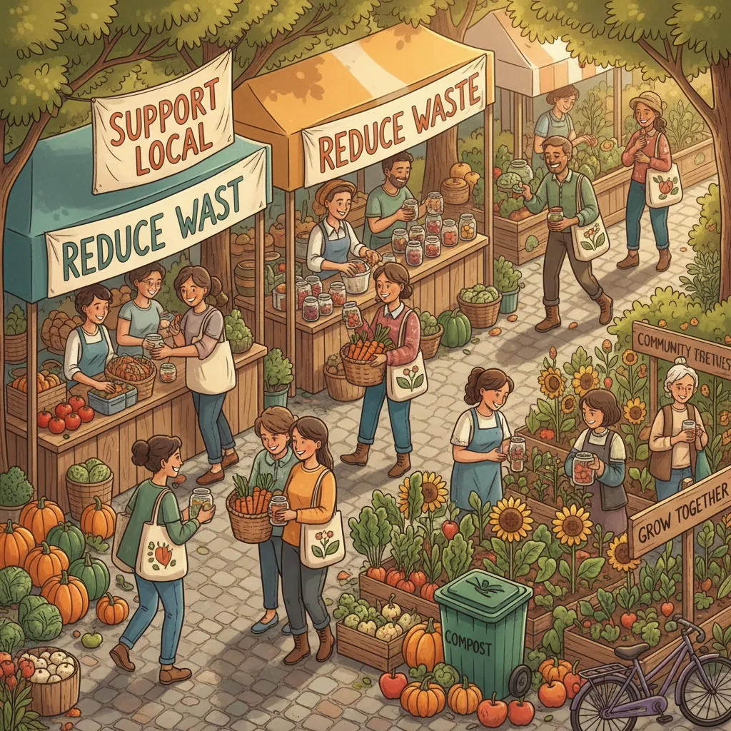 Reducing waste in local areas