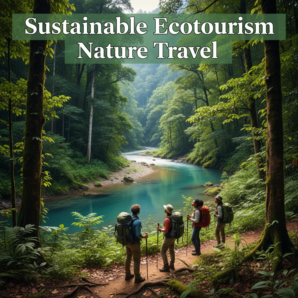 Sustainable ecotourism nature travel