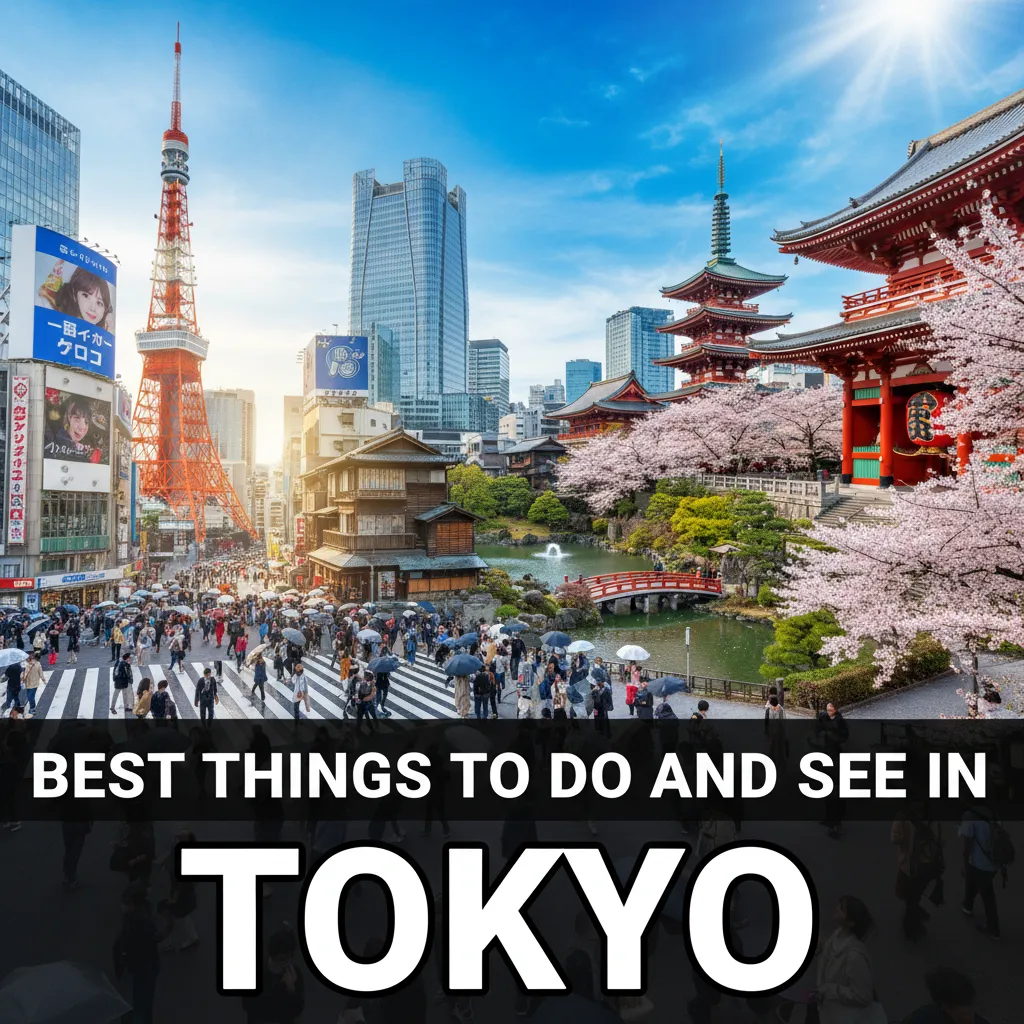 Tokyo city skyline view