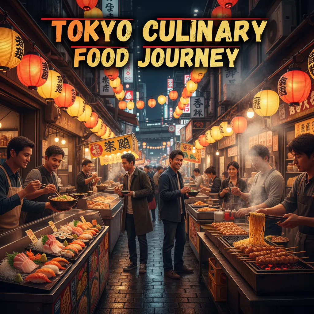 Tokyo culinary food journey