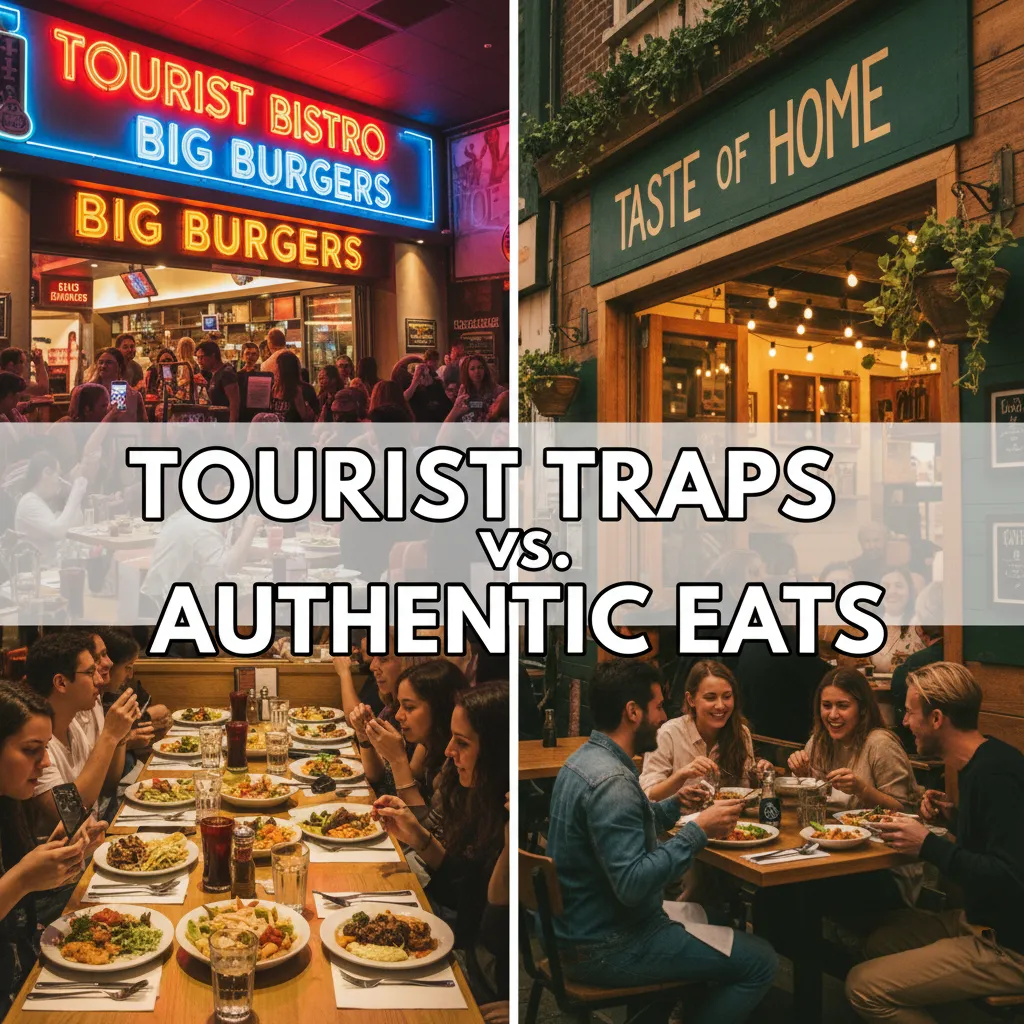 Tourist Traps vs. Authentic Eats