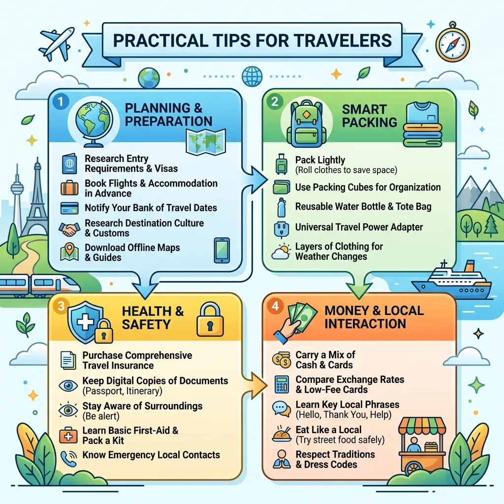 practical tips should travelers 