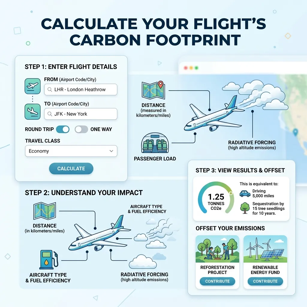 Calculate Your Flight's Carbon Footprint