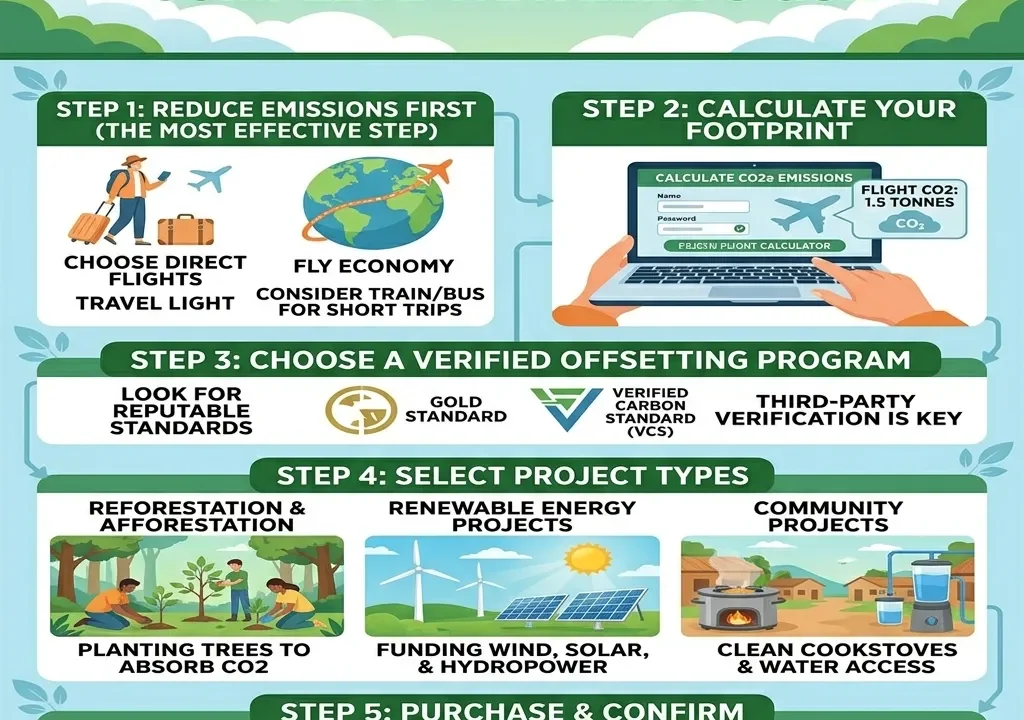 How to Offset Flight Emissions